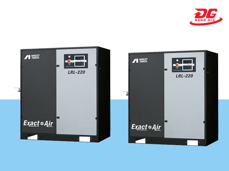 Máy nén khí trục vít có dầu Iwata LRL-220