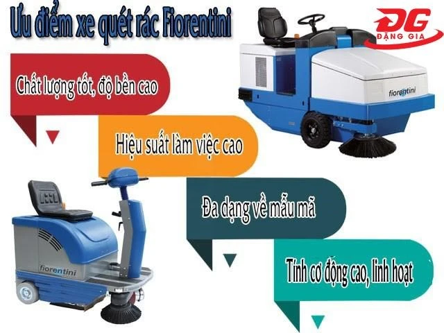 Ưu điểm xe quét rác Fiorentini