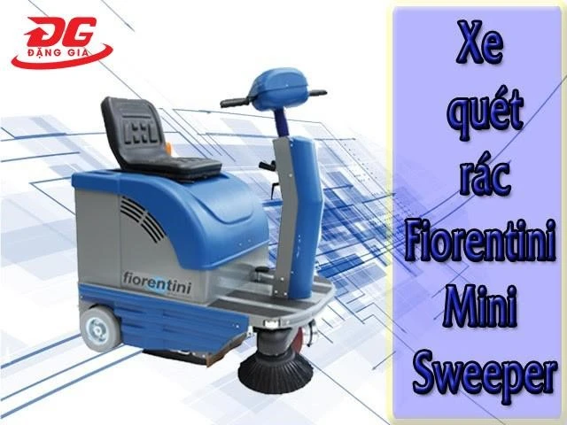Xe quét rác ngồi lái Fiorentini Mini Sweeper