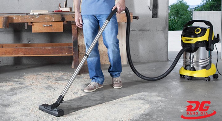 máy hút bụi công nghiệp Karcher xử lý nhanh chóng bụi bẩn