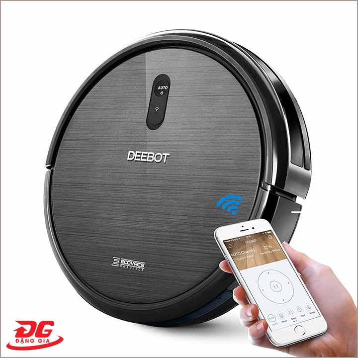 robot hút bụi deebot dễ dàng điều khiển qua app điện thoại thông minh