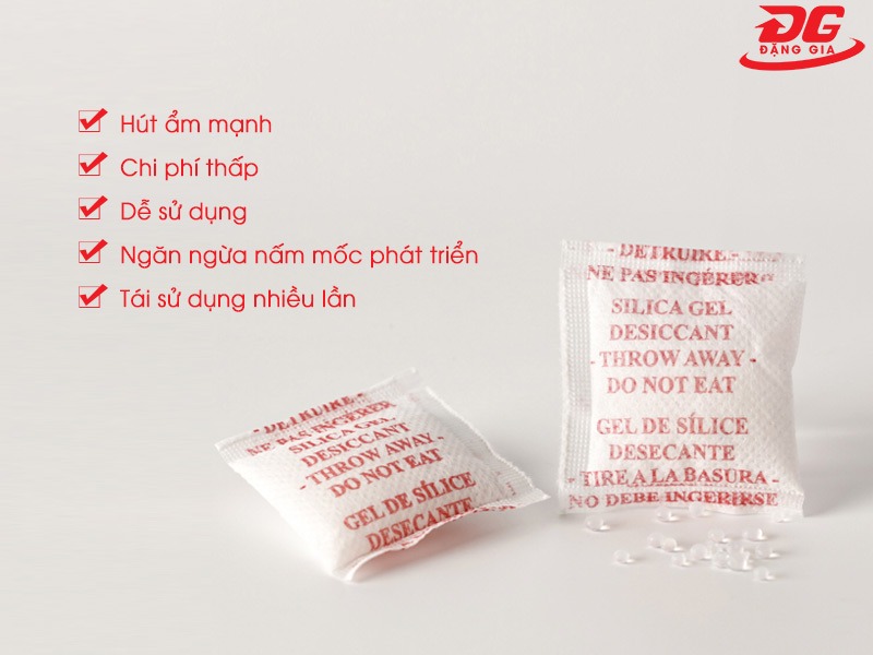 Gói hút ẩm máy ảnh sở hữu nhiều đặc điểm ưu việt
