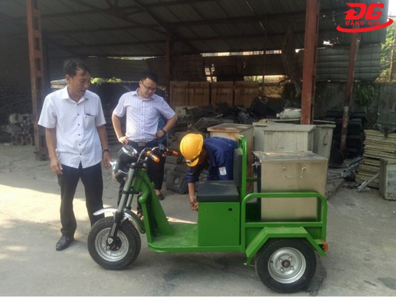 Xe điện chở rác 550 lít