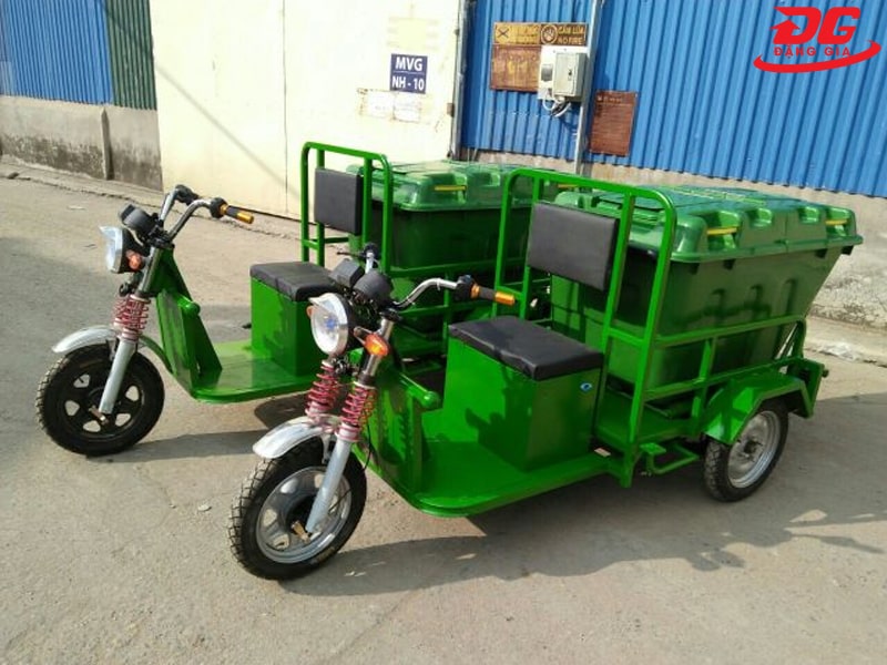 Xe điện chở rác 3 bánh