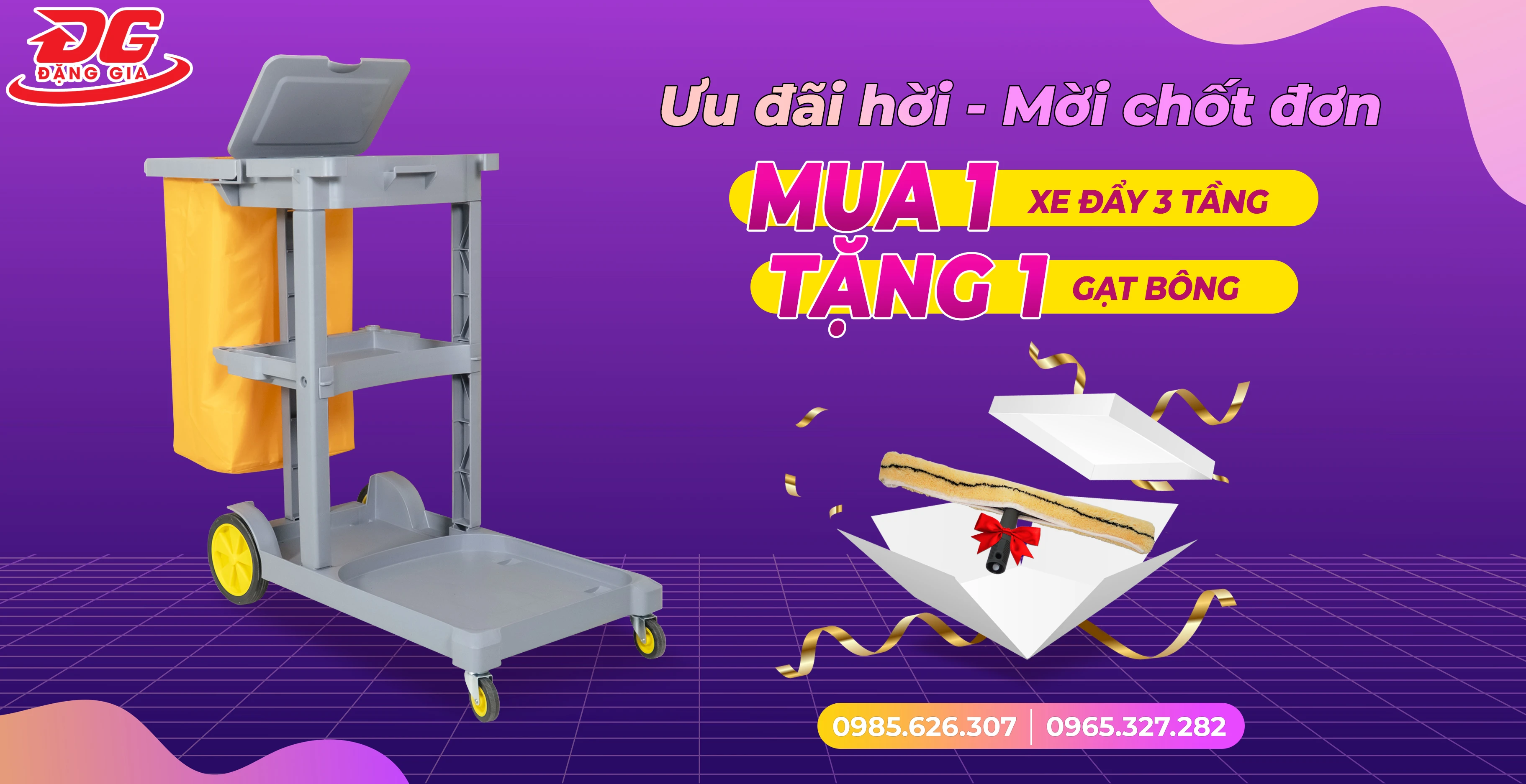 Mua xe đẩy 3 tầng nhận ngay ƯU ĐÃI HỜI, CHỐT ĐƠN THÔI!
