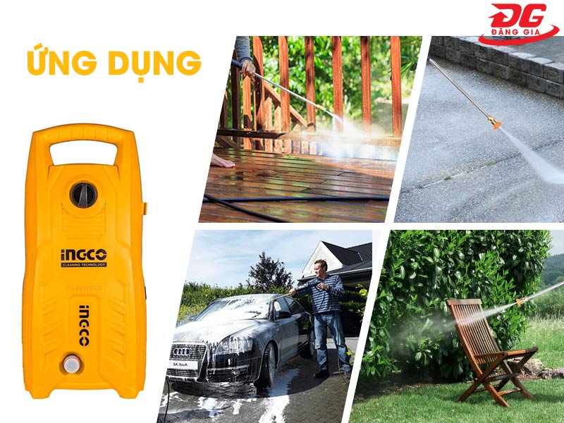Ứng dụng của máy rửa xe Ingco trong đời sống