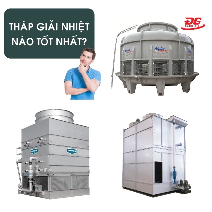 So sánh tháp giải nhiệt Evapco, Ocean và Alpha