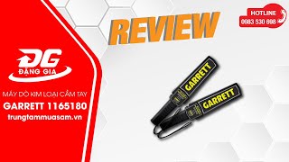 Video review máy dò kim loại cầm tay Garrett 1165180