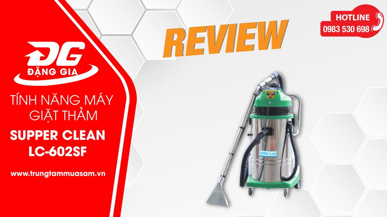 VIdeo review máy giặt thảm Supper Clean LC-602SF