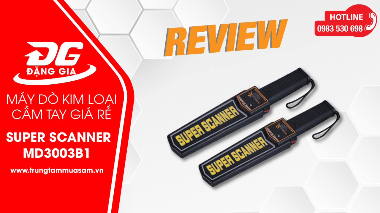 Video review máy dò kim loại cầm tay giá rẻ MD3003B1