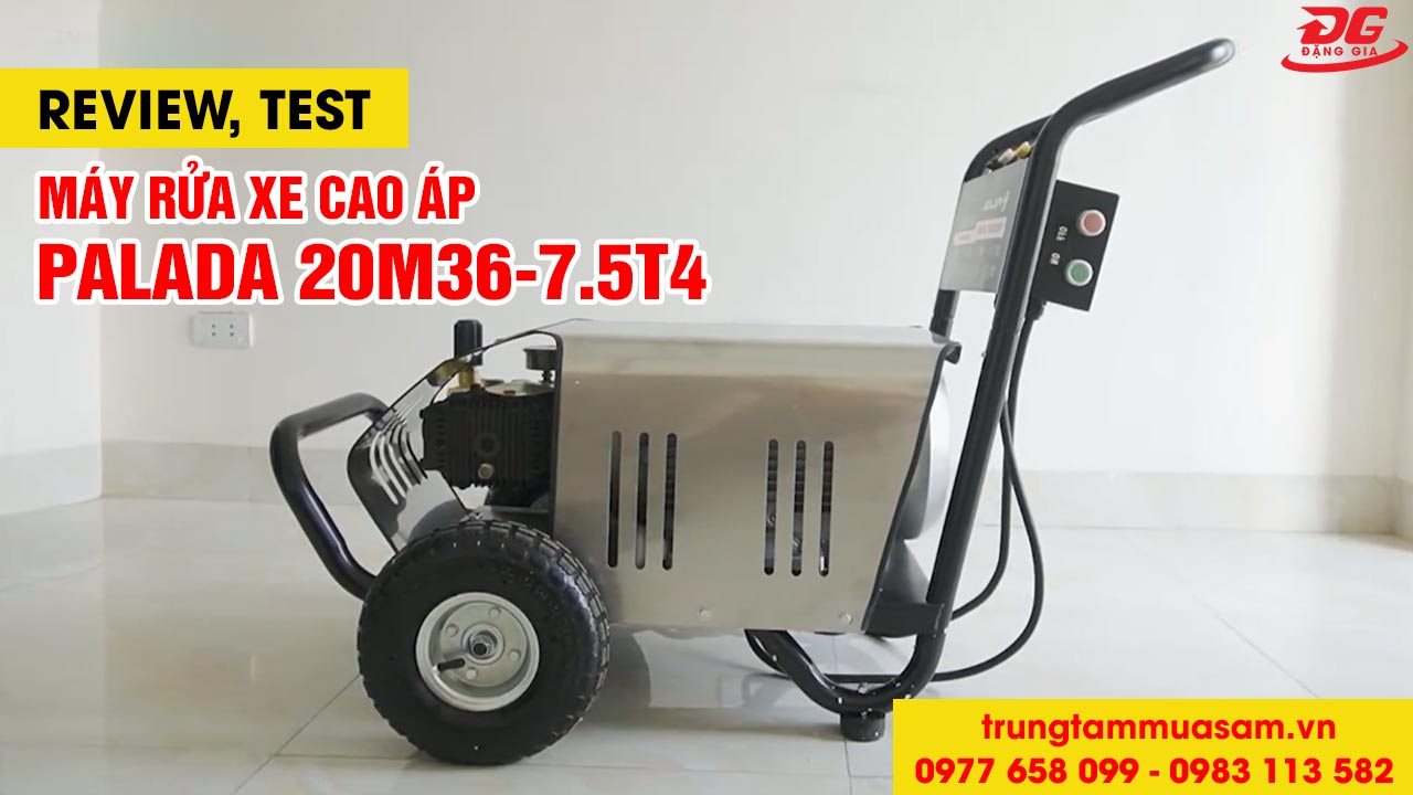 Video giới thiệu máy rửa xe cao áp Palada 20M36-7.5T4