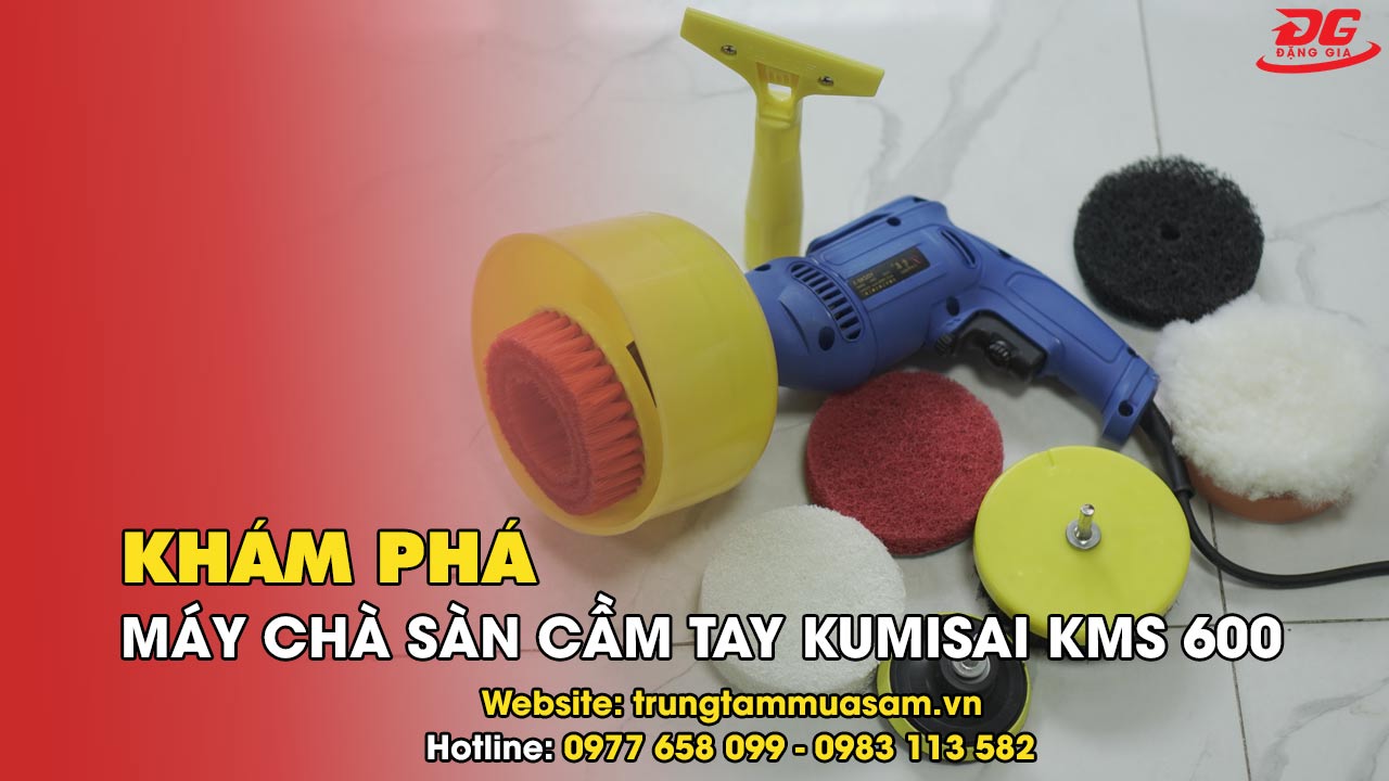 Video giới thiệu máy chà sàn cầm tay Kumisai KMS 600
