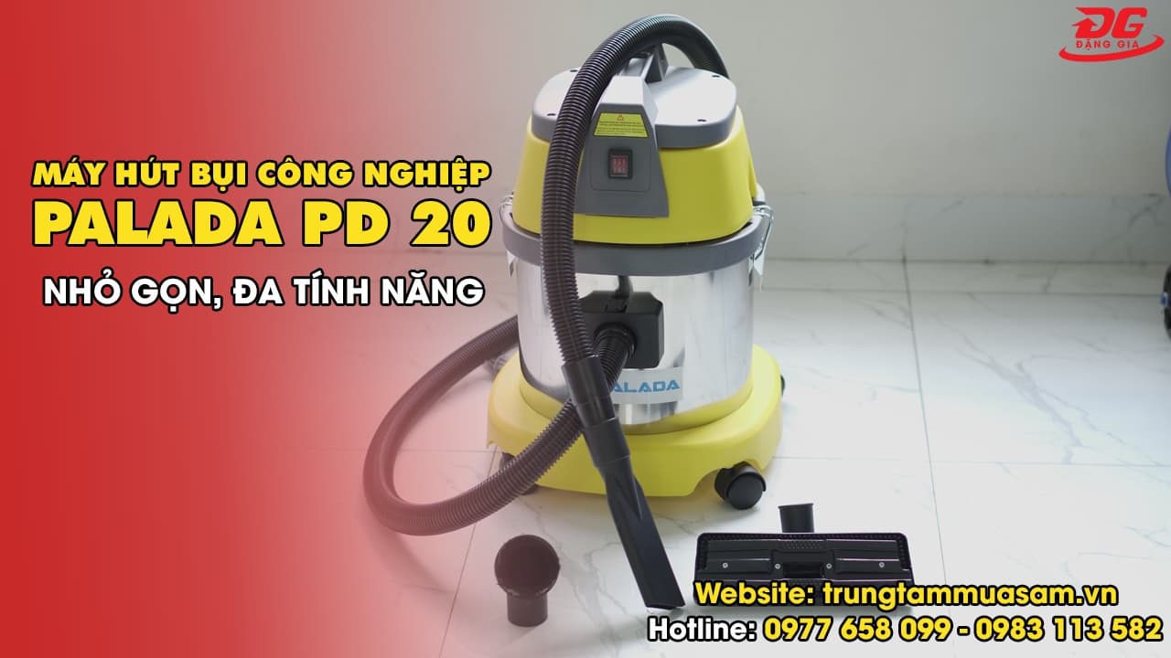 Video giới thiệu máy hút bụi công nghiệp Palada PD 20