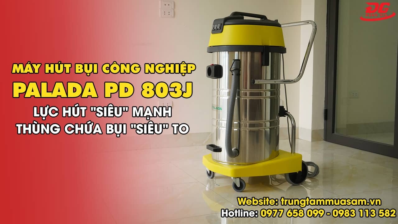 Video giới thiệu máy hút bụi công nghiệp Palada PD 803J