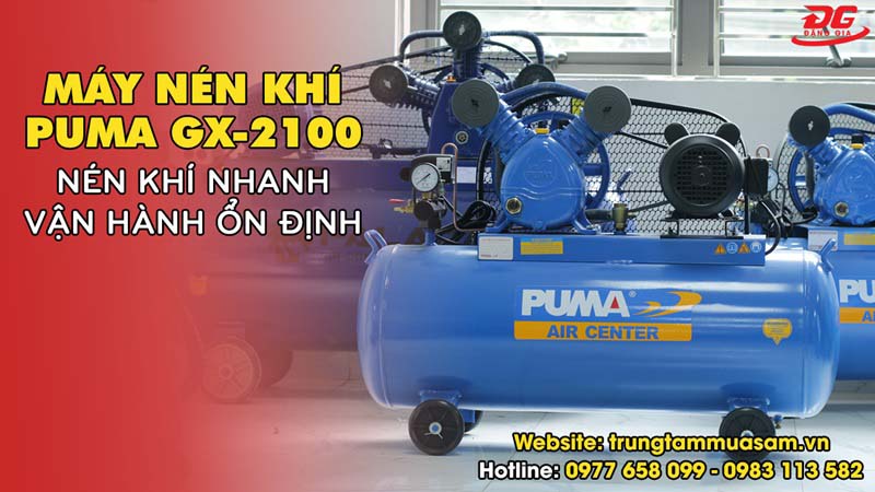 Video giới thiệu máy nén khí Puma GX-2100