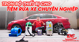 Video review bộ thiết bị rửa xe ô tô giá rẻ cho tiệm rửa xe