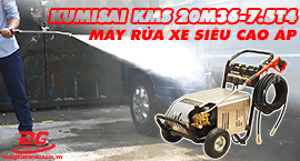 Video review máy rửa xe cao áp Kumisai 20M36-7.5T4