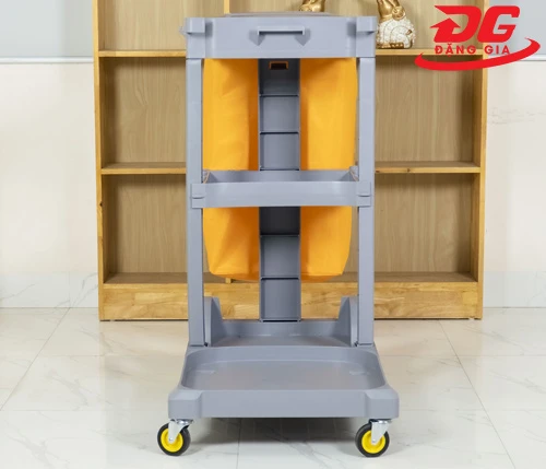 Xe đẩy dọn vệ sinh 3 tầng 4
