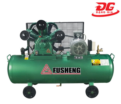 Máy nén khí Fusheng TA-65, công suất 2HP, bình chứa 70L, áp lực 8 kg/cm², lưu lượng khí 302 lít/phút