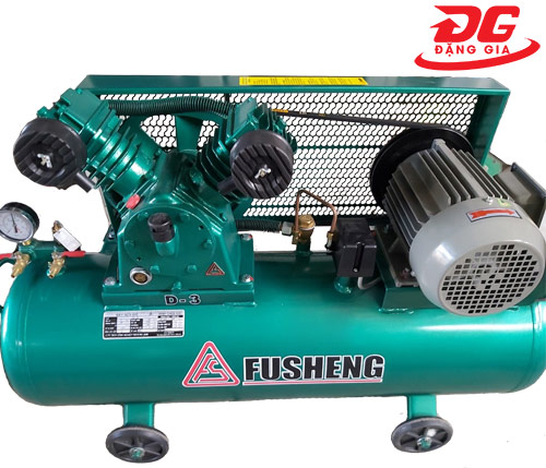 Máy nén khí Fusheng D-3 công suất 2 HP, lưu lượng khí 294 L/phút, dung tích bình chứa 70L