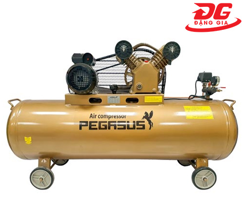 Máy nén khí Pegasus TM-V-0.25/8-120L công suất 3HP, áp lực 8-10 kg/cm², lưu lượng khí 250 L/phút