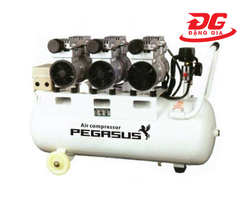 Máy nén khí không dầu Pegasus TM-OF750-70L, công suất 3 HP, lưu lượng khí 435 lít/phút