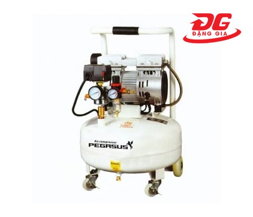 Máy nén khí giảm âm Pegasus TM-OF550-22L, áp lực 9 kg/cm², lưu lượng khí 110 L/phút