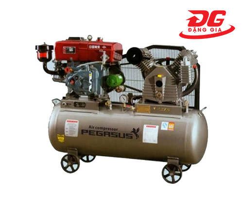 Máy nén khí chạy dầu Pegasus TM-V-1.05/12.5-330L áp lực 812.5 kg/cm², lưu lượng khí 1050 L/phút