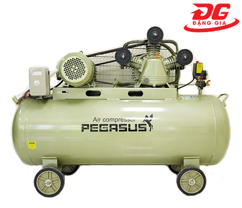 Máy nén khí Pegasus TM-V-0.36/8 công suất 4HP, Dung tích bình chứa 230L, Áp lực tối đa 10 kg/cm²