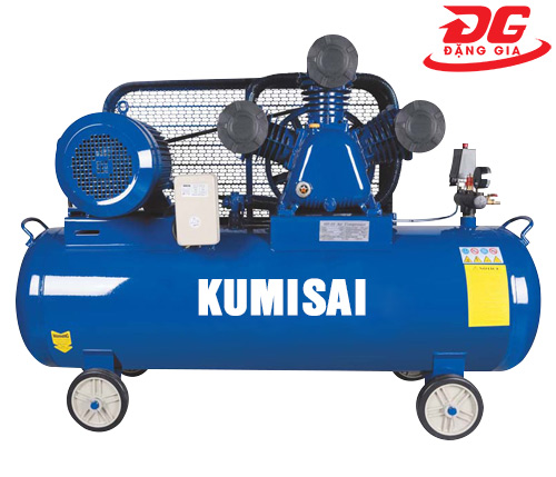 Máy nén hơi Kumisai KMS-15500 công suất 15HP, Dung tích bình chứa 500L, Áp lực tối đa 10 kg/cm²