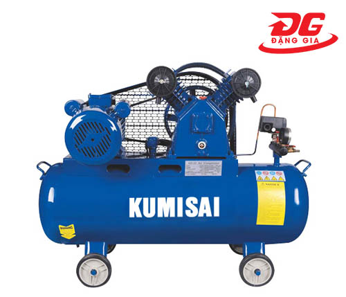Máy nén hơi Kumisai KMS-370 công suất 3HP, Dung tích bình chứa 70L, Áp lực tối đa 10 kg/cm²