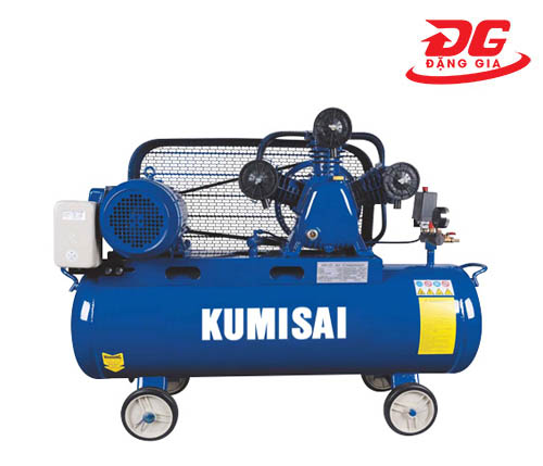 Máy bơm khí nén Kumisai KMS-200500 công suất 20HP, Dung tích bình chứa 500L, Áp lực tối đa 14 kg/cm²