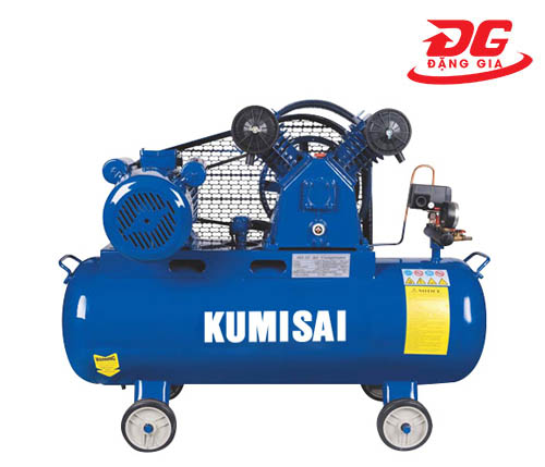 Máy nén hơi mini Kumisai KMS-270 công suất 2HP, Dung tích bình chứa 70L, Áp lực tối đa 10 kg/cm²