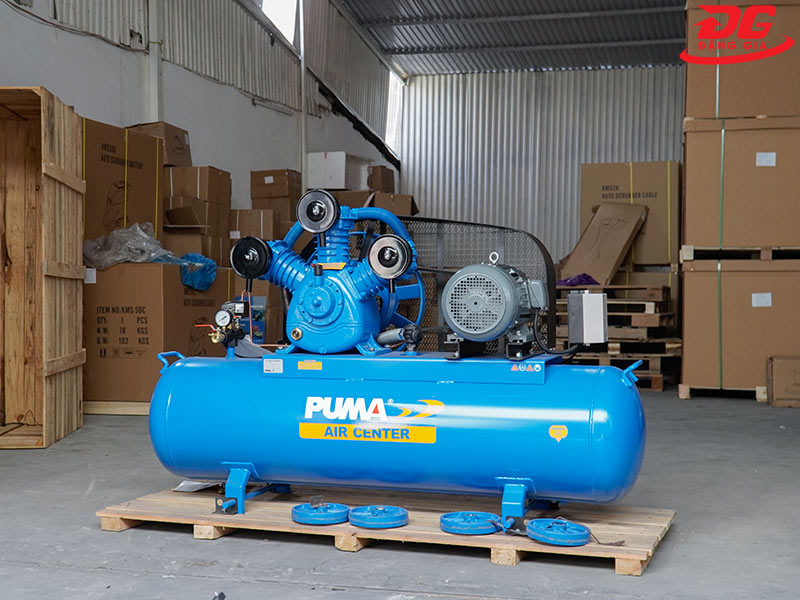 Máy nén khí Puma GX200300 công suất 20HP,	Dung tích bình chứa 304L,	Áp lực tối đa 10 kg/cm²