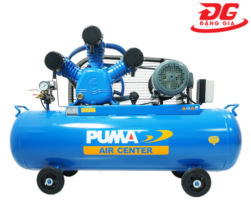 Máy nén khí Puma GX50160 công suất 5HP, Dung tích bình chứa 155L,	Áp lực tối đa 10 kg/cm²