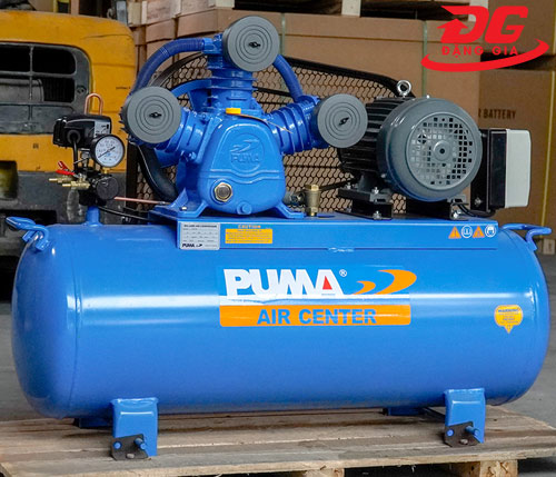 Máy nén khí Puma PK3120-3HP công suất 3HP, Dung tích bình chứa 475L,	Áp lực tối đa 10 kg/cm²