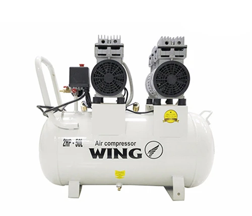 Máy nén khí không dầu giảm âm Wing TW-OF550X2-50L 5