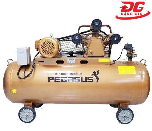 Máy nén khí dây đai Pegasus TM-W-0.36/12.5 công suất 4HP,	dung tích bình chứa 180L, áp lực làm việc 12.5 kg/cm²