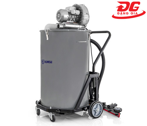 Máy hút bụi công nghiệp Kumisai KMS 603T, dung tích 220L, công suất 1800W, diện tích sử dụng trên 500m2