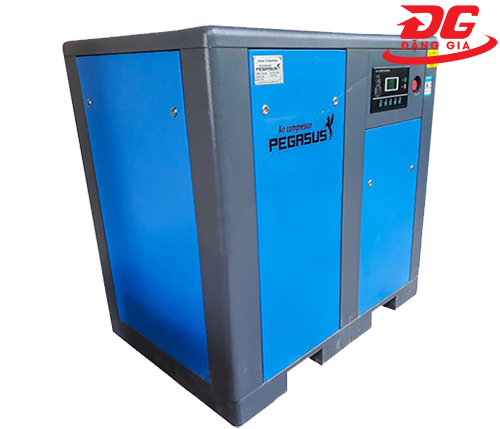 Máy nén khí trục vít Pegasus TMPM15A công suất 15HP, áp lực làm việc 7 kg/cm², lưu lượng khí 1580 L/phút