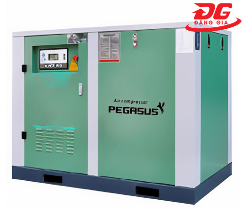 Máy nén khí trục vít Pegasus TMPM40A công suất 40HP, áp lực làm việc 7 kg/cm², lưu lượng khí 5200 L/phút