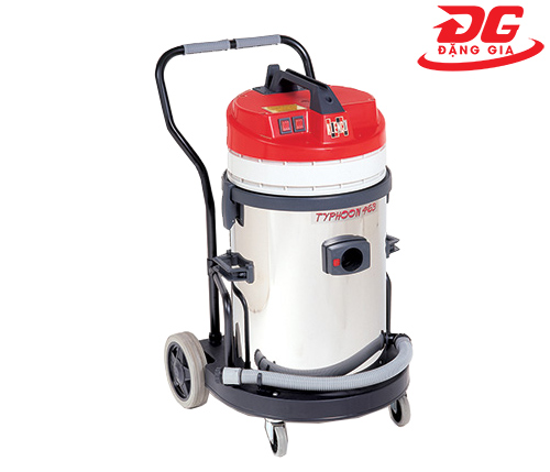 Máy hút bụi công nghiệp Typhoon KS-M463, dung tích 63L, công suất 2400W, diện tích sử dụng 151 - 300m2