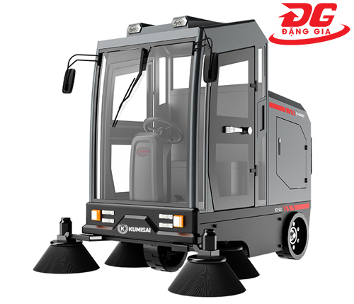 Xe quét rác ngồi lái Kumisai KMS-S11