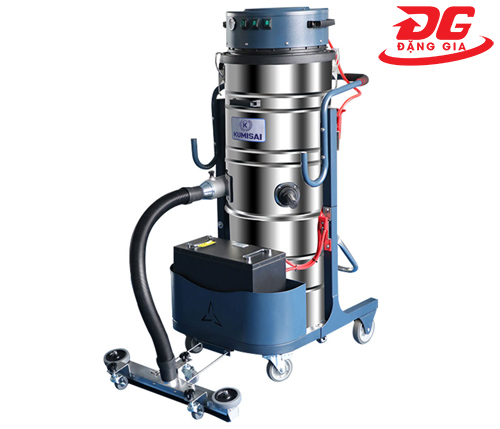 Máy hút bụi công nghiệp chạy acquy Kumisai KMS67, công suất 2100W, diện tích sử dụng 301 - 500m2