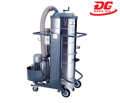 Máy hút bụi công nghiệp 3 pha Kumisai KMS 36J, nguồn điện 380V, diện tích sử dụng trên 500m2