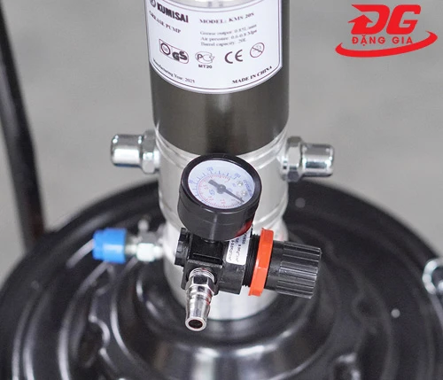 Máy bơm mỡ Kumisai 20L model KMS-20S 4