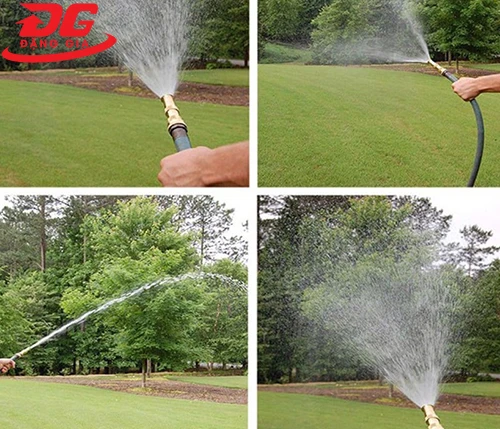 Đầu vòi xịt tăng áp lực nước rửa xe đồng thau phi 14,16,20 2