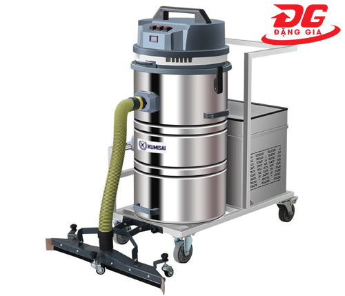 Máy hút bụi công nghiệp nhà xưởng Kumisai KMS 80B, công suất 1500W, diện tích sử dụng 301 - 500m2