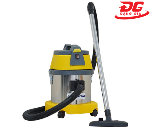 Máy hút bụi công nghiệp loại nhỏ Kumisai KMS15H HEPA, công suất 1600W, diện tích sử dụng dưới 100m2