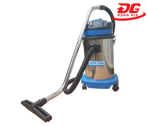 Máy hút bụi hút nước công nghiệp Supper Clean SC30, dung tích 30L, công suất 1500W, diện tích sử dụng 100 - 150m2